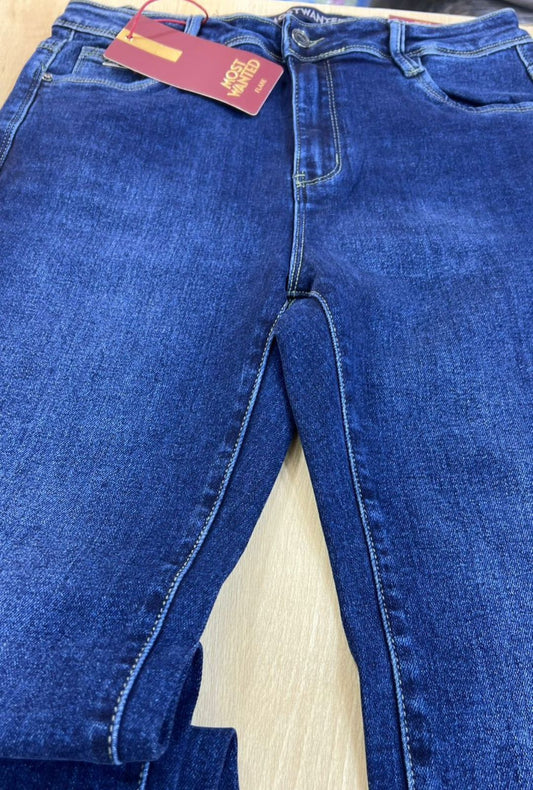 Jean Azul Oscuro Bota Ancha Most Wanted