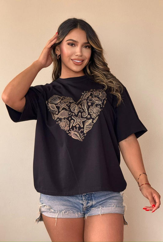 Camiseta Ocean Heart