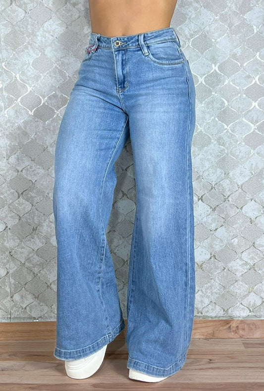Jean Azul Claro Palazzo Most Wanted
