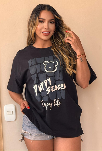 Camiseta Oversize Puppy Season