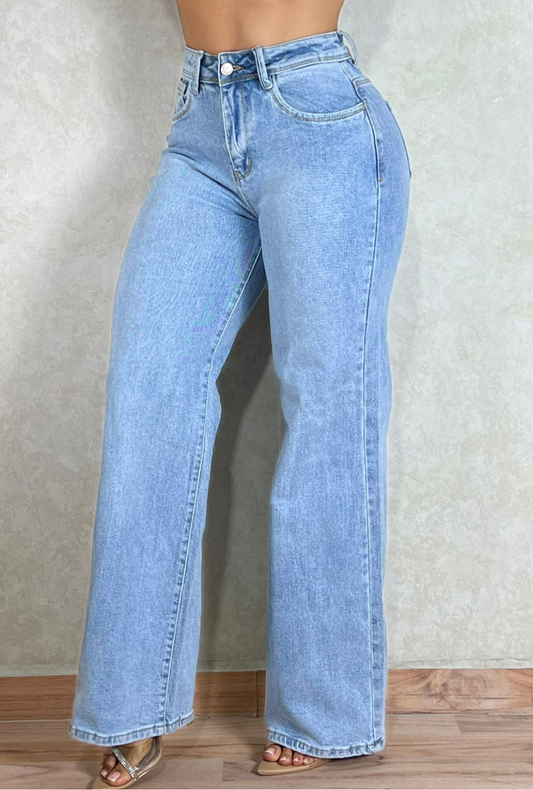 Jeans Wide Leg Sky Most Wanted