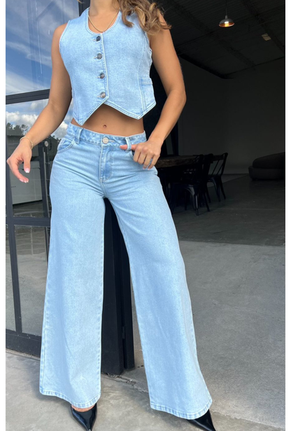 Set Naho Demin Azul Claro