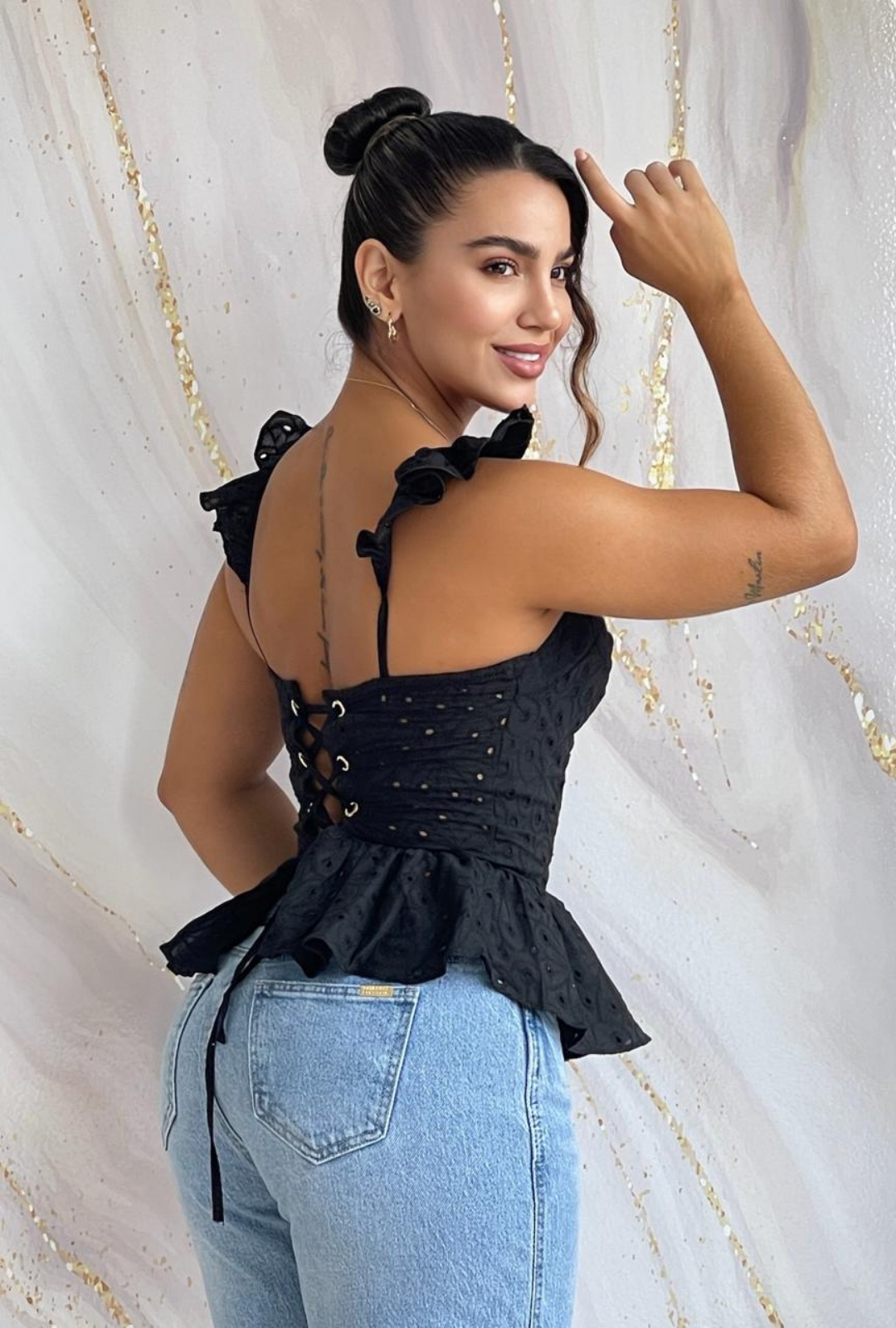 Blusa Bolero Hoja Rota