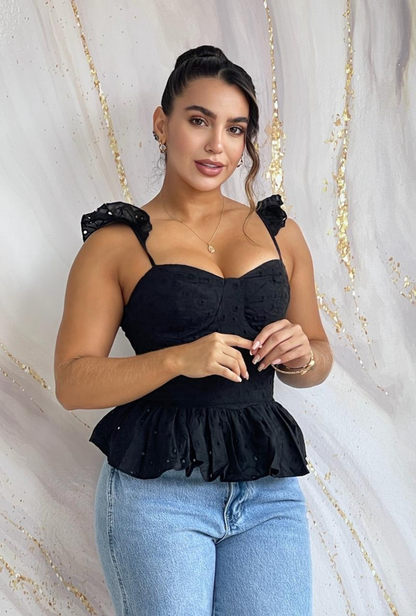 Blusa Bolero Hoja Rota