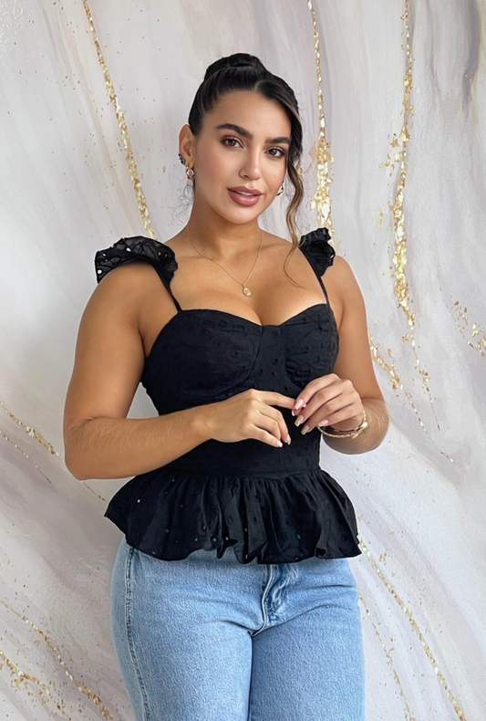 Blusa Bolero Hoja Rota