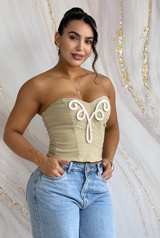 Blusa Strapless