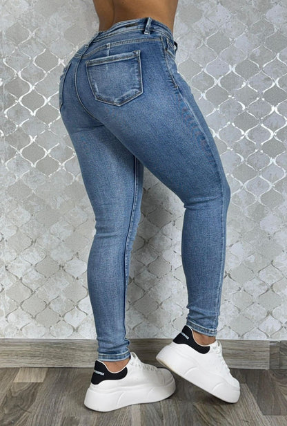 Jean Skinny Azul Medio Most Wanted