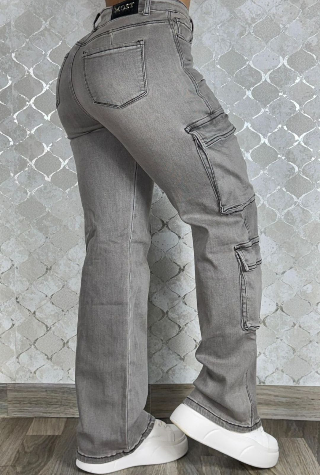 Jean Cargo Gris Most Wanted