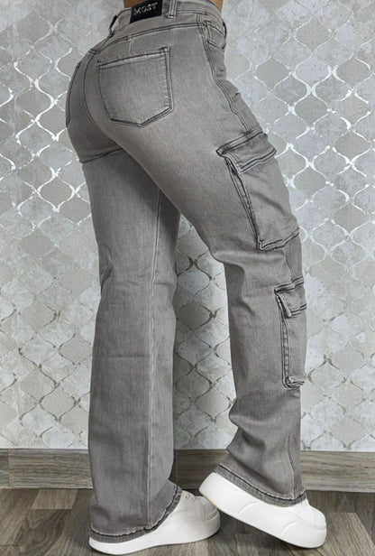 Jean Cargo Gris Most Wanted