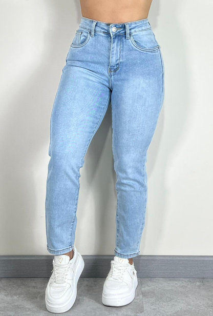 Jean Mom Fit Polo Club