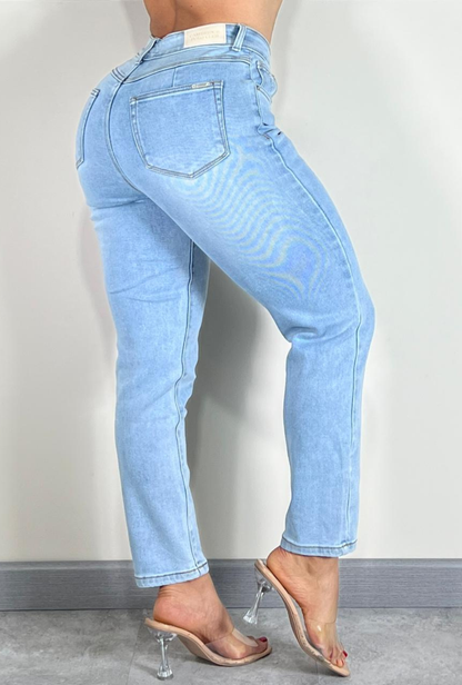 Jean Mom Fit Polo Club