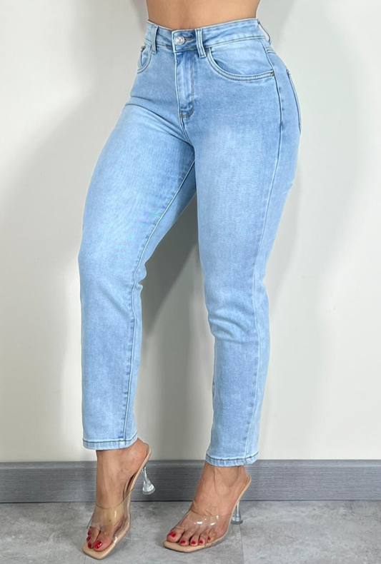 Jean Mom Fit Polo Club