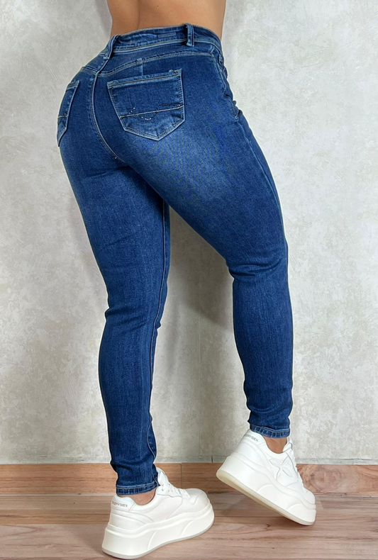 Jeans Azul Skinny Most Wanted