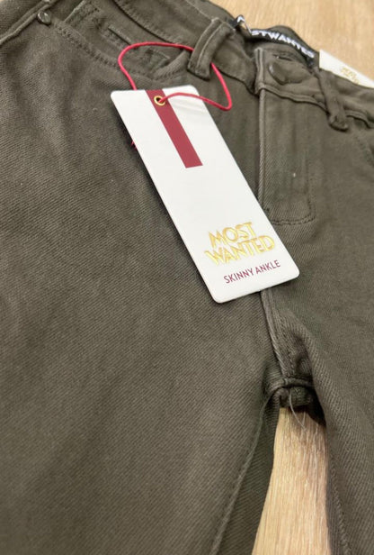 Jean Skinny Verde Militar Most Wanted