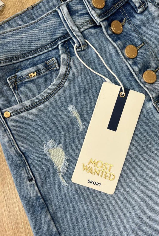 Falda Short Botones Most Wanted