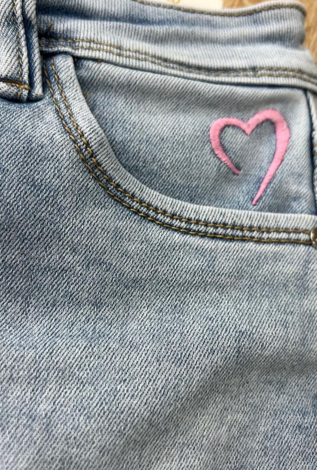 Falda Short Azul 7 Botones Most Wanted