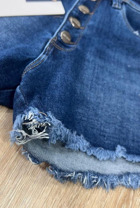 Short 5 Botones Azul Most Wanted