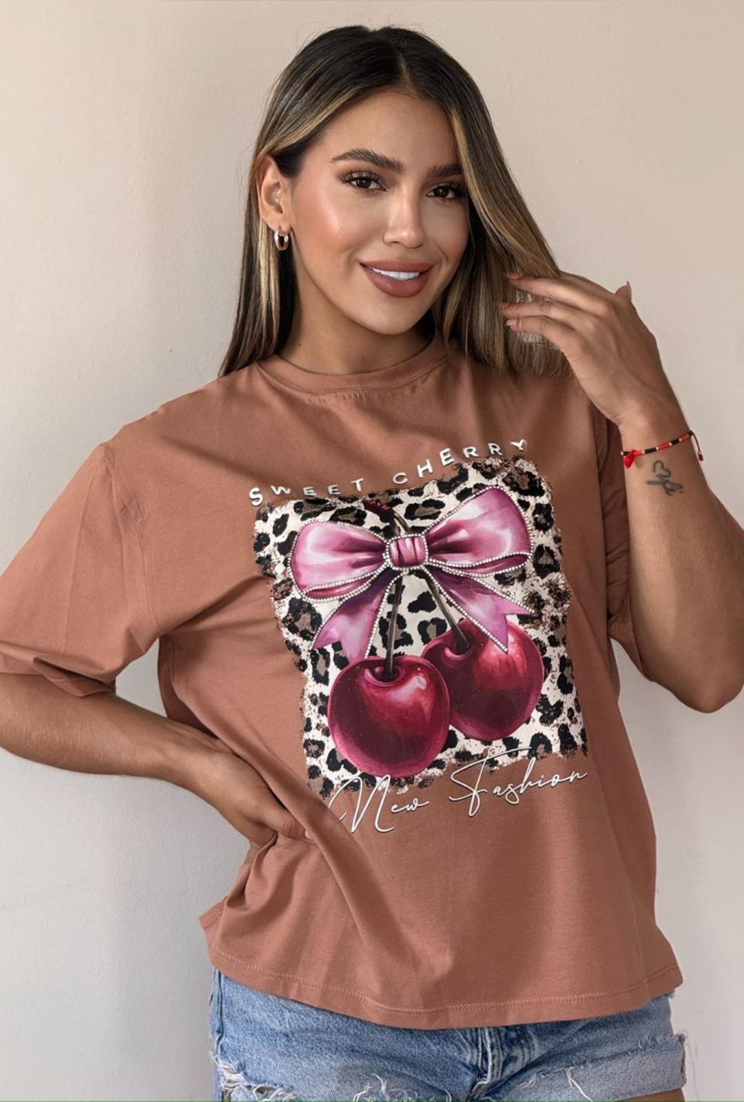 Blusa Cherry Print