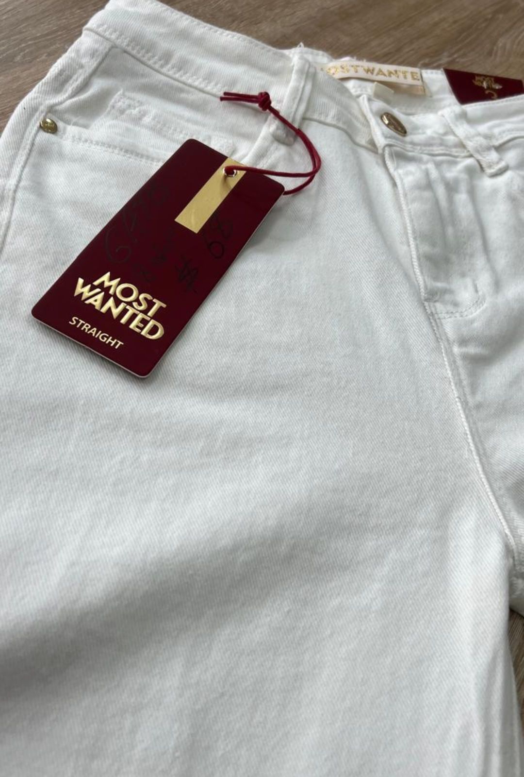 Jean Crudo Blanco Palazzo Most Wanted