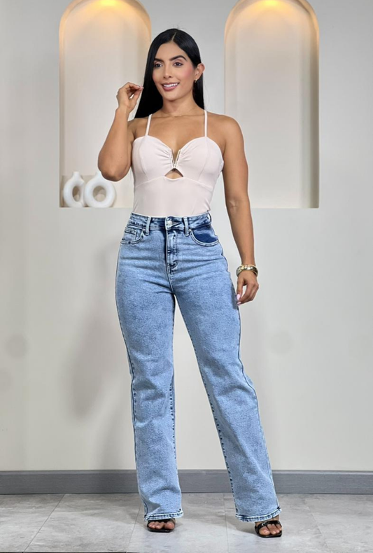 Jeans Straight Polo Club Stretch