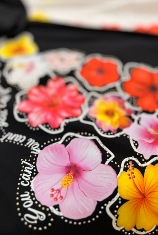 Camiseta Oversize Floral