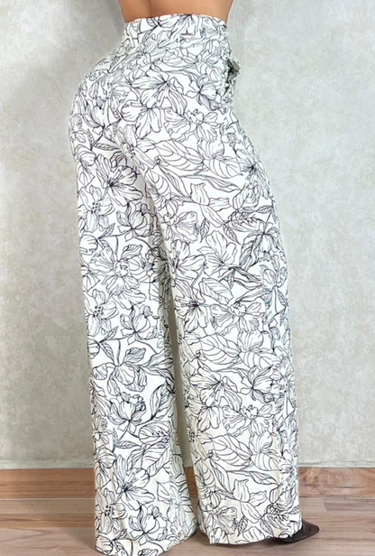 Pantalón Palazzo Floral