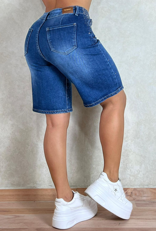 Bermuda Torero Bacci – Denim con Brillo