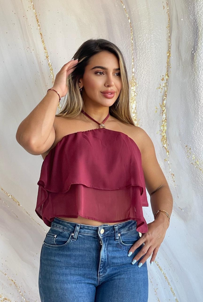 Blusa Drapeada