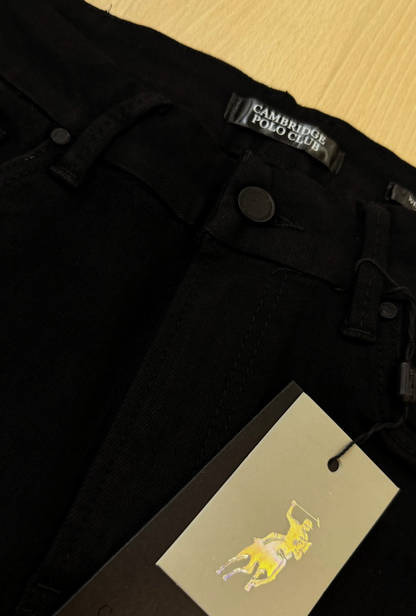 Jeans Wide Leg Negro