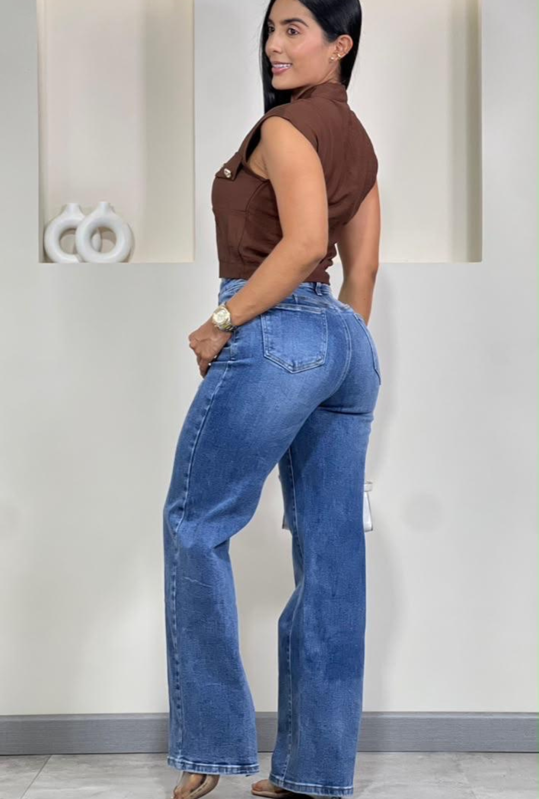 Polo Club Wide Leg Stretch Jeans