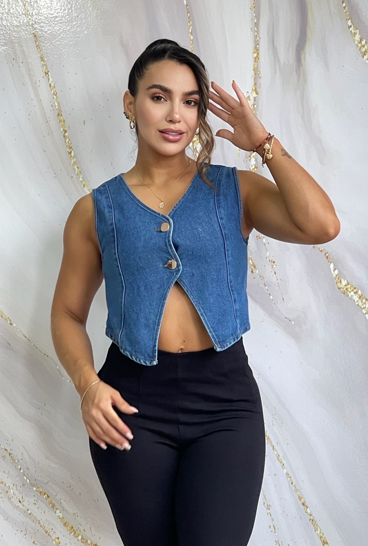 Chaleco Denim