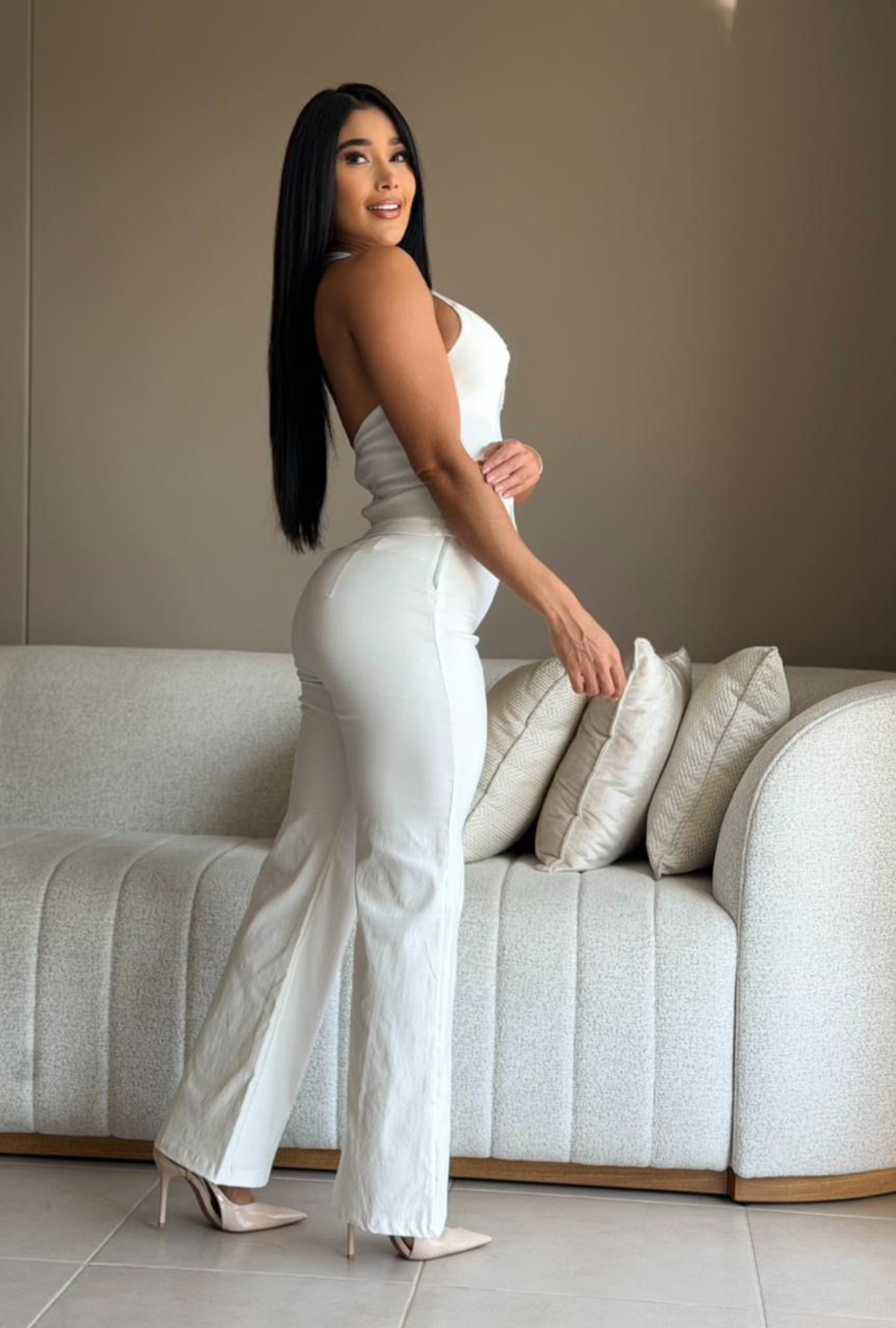 Set Pantalon blusa Halter