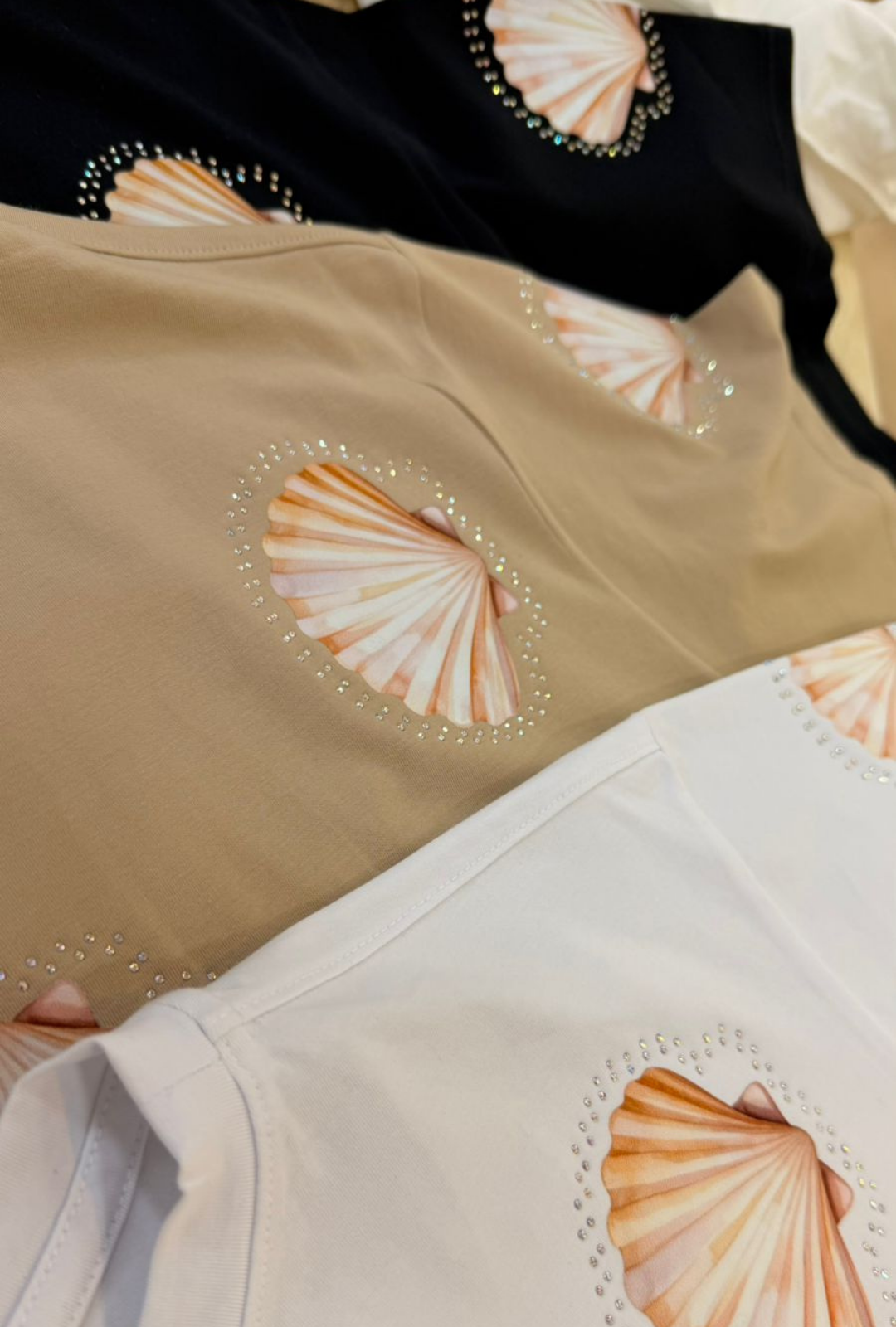 Camiseta Oversize Casual Concha