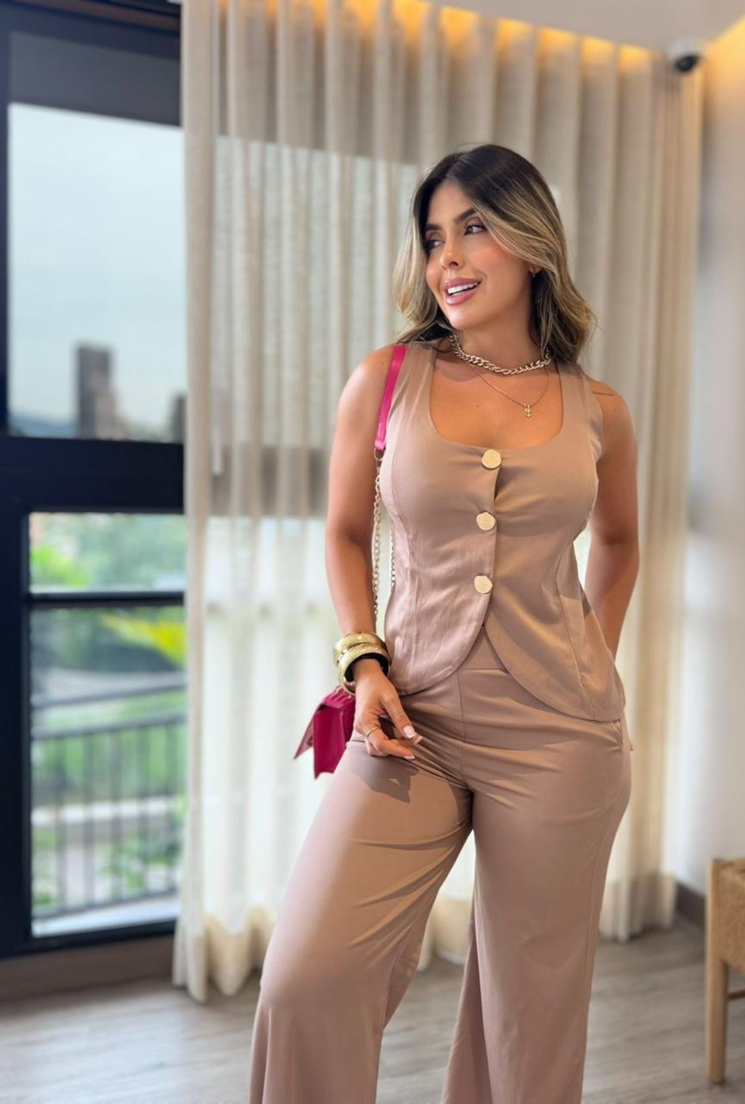 Set Pantalón Blusa Larga
