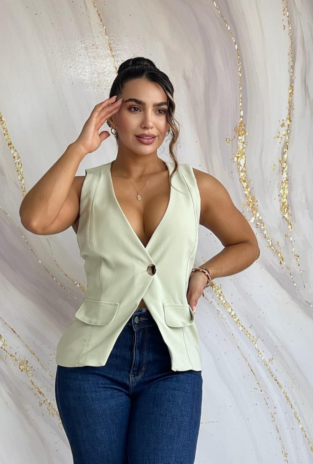 blusa Chaleco Essencia