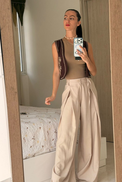 Pantalón Palazzo Soft Flow