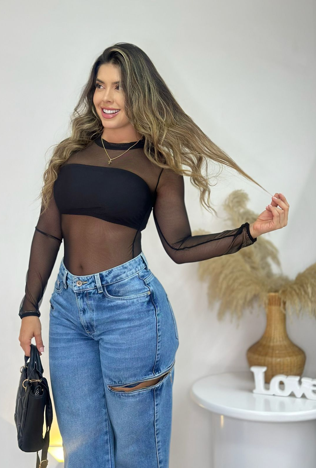 Set Body Malla + Top Doble