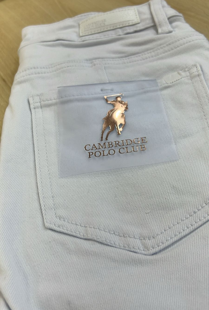 Jeans Cambridge Polo Club Blanco