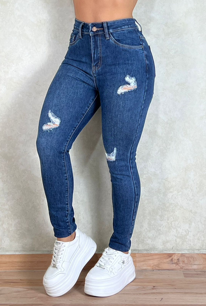 Jeans skinny azul medio Cambridge Polo Club