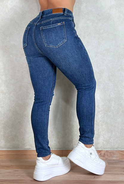 Jeans skinny azul medio Cambridge Polo Club
