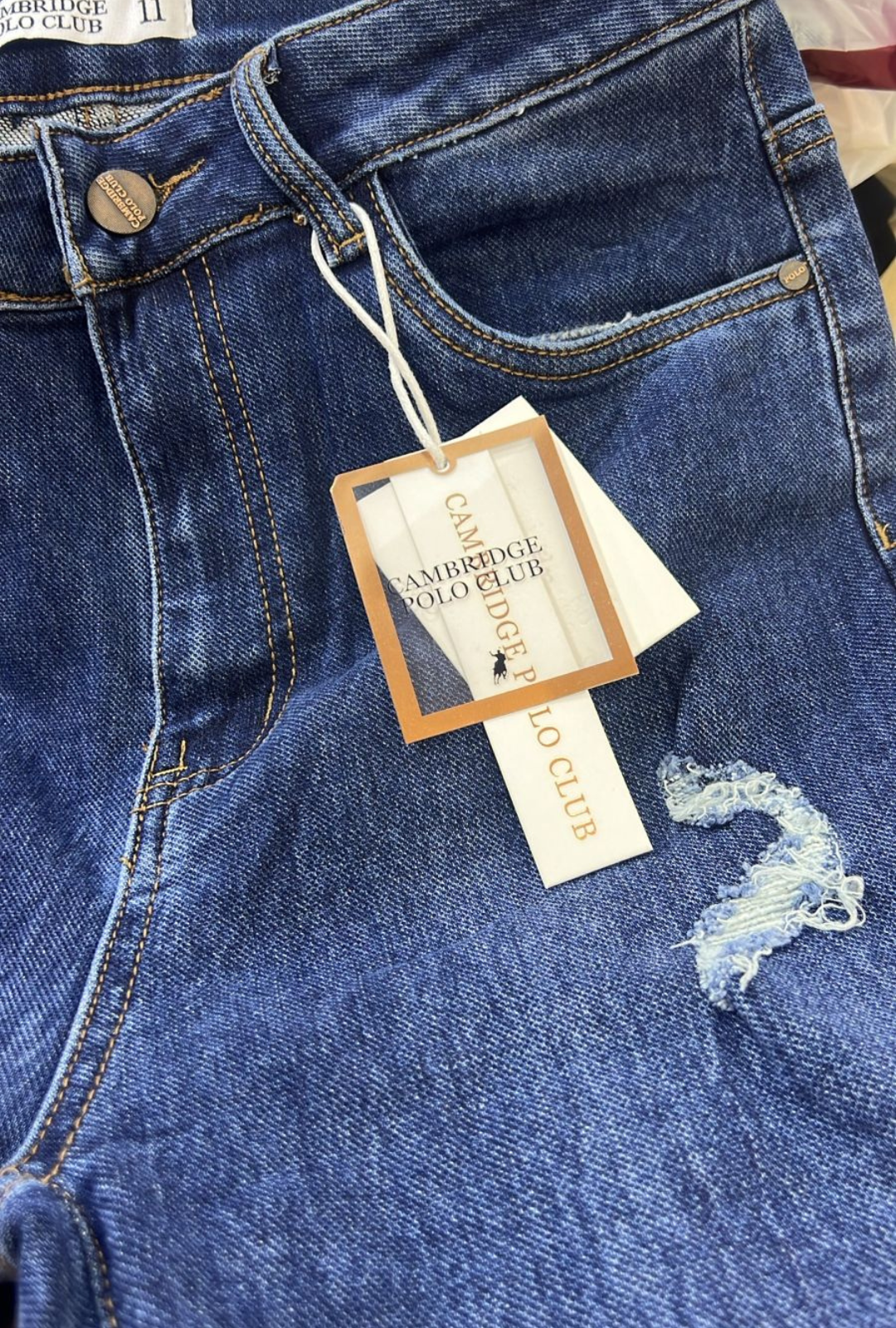 Jeans skinny azul medio Cambridge Polo Club