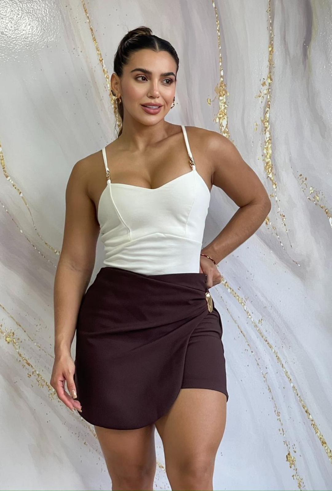 Falda Short Cruzada