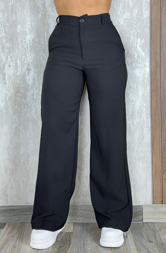 Pantalon Negro Recto