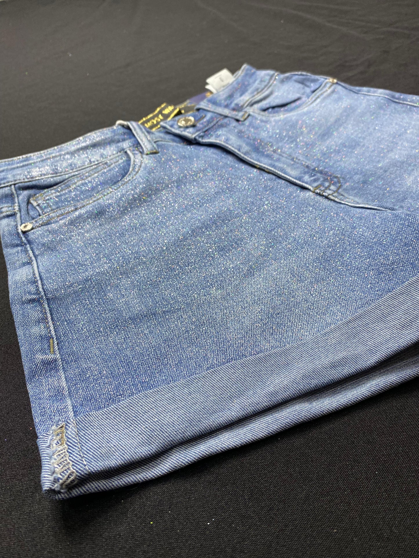 Short denim clasico destellos